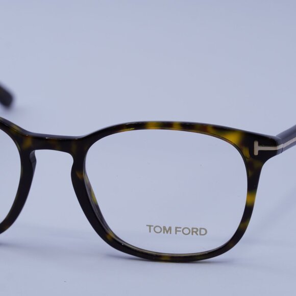 Tom Ford FT5505 052 Eyeglasses Dark Havana 52mm Square Frame - Picture 6 of 10